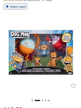 Dog Man Baddies Figure Set